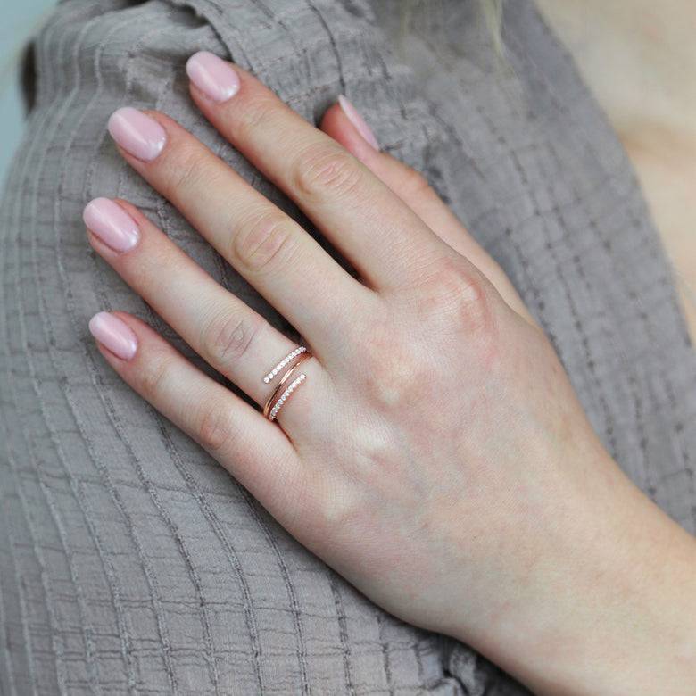 Nana Kay Echtgold Ring Passer Rosé Lagerräumung