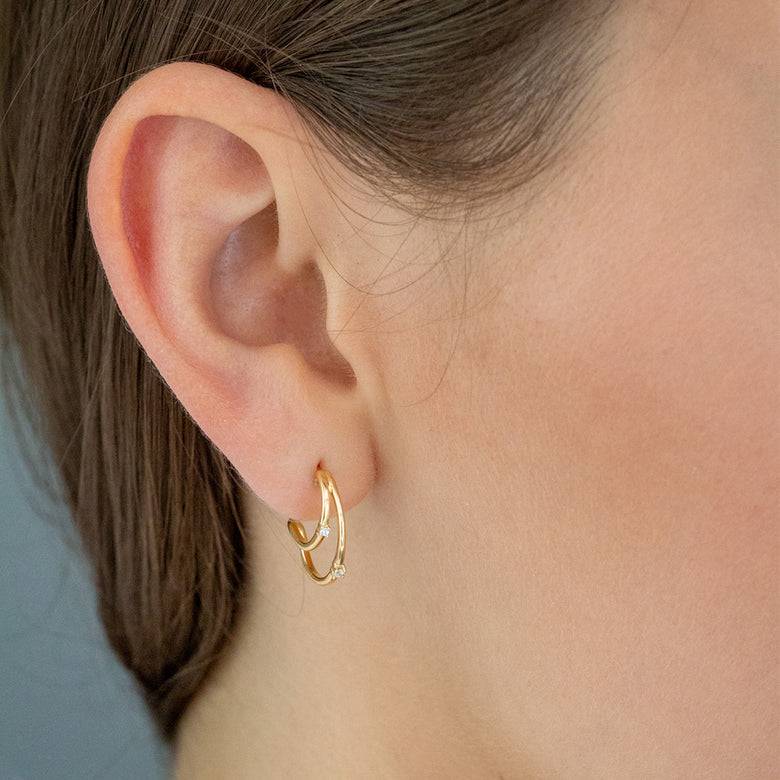 Nana Kay Echtgold Ohrring Virage Clearance-Verkauf