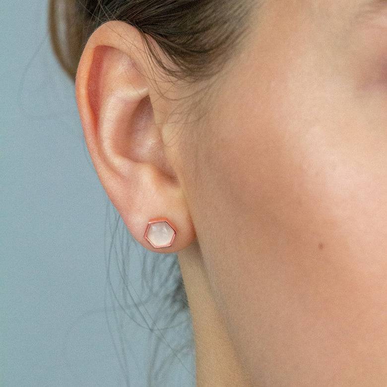 Nana Kay French Chic Ohrstecker Honey Comb Große Rabatte