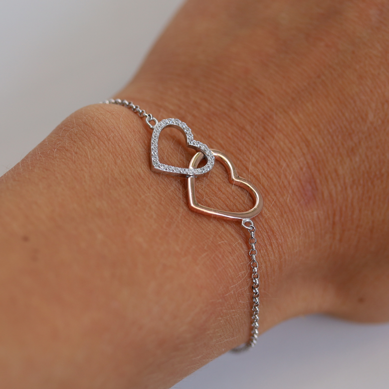 Nana Kay Double Happiness Armband Rosé Speichern exportieren