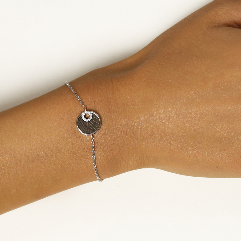 Nana Kay Shiny Circles Armband Shell Black Friday Preise