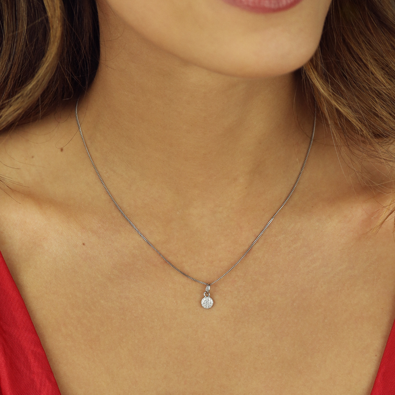 Nana Kay Very Petite Halskette Zirconia Circle Jubiläumsangebot