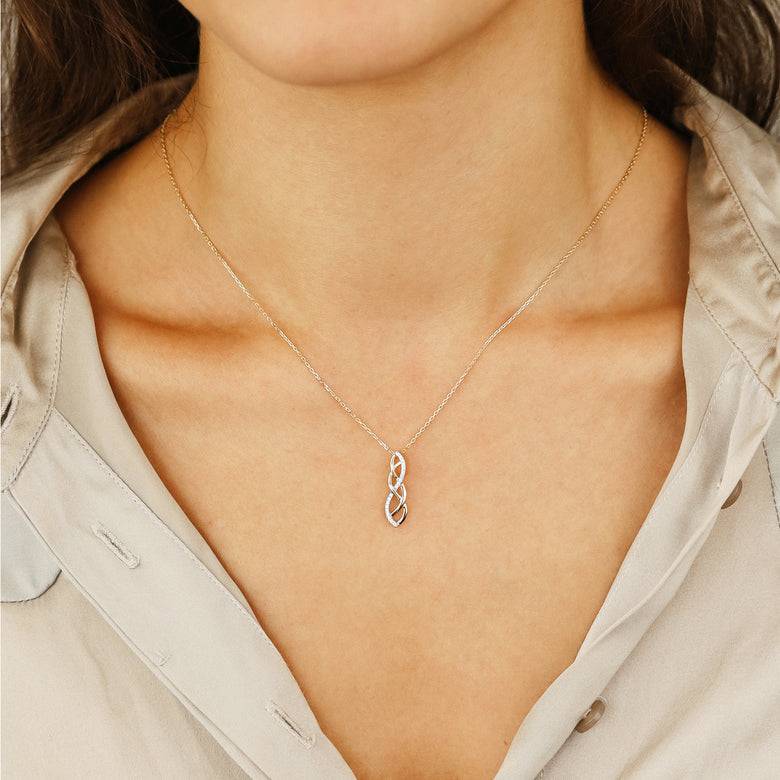 Nana Kay Echtgold Collier Enlacer Begrenztes Angebot