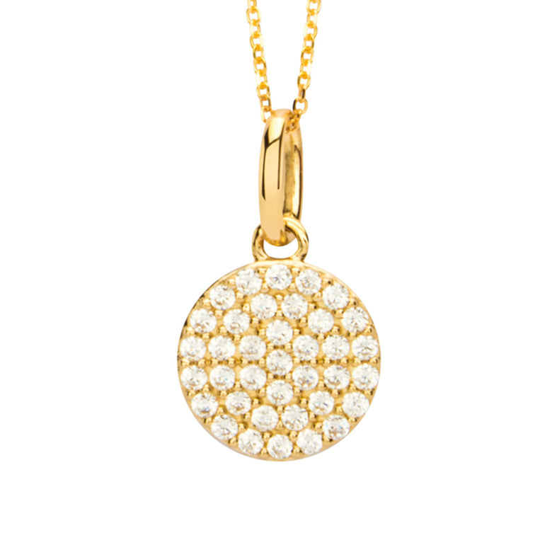 Nana Kay Echtgold Halskette Zirkonia Circle Osterangebot