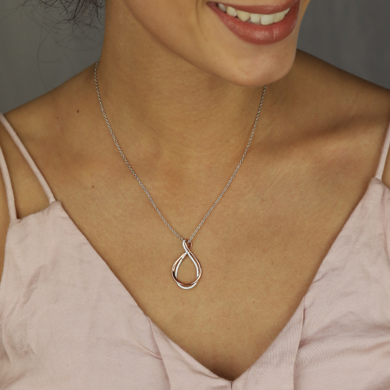 Nana Kay Swinging Silver Halskette Eternity VIP-Rabatte