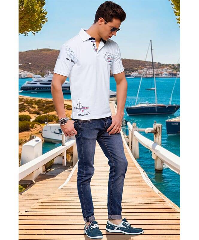 Nebulus Poloshirt DEEP BLUE Herren Bestseller