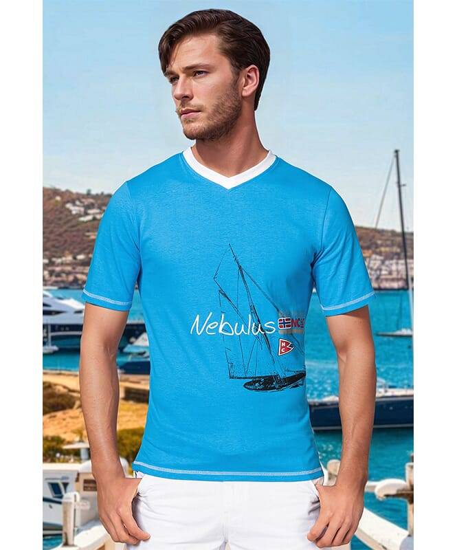 Nebulus T-Shirt AHOI Herren Kauf eins, bekomm eins gratis