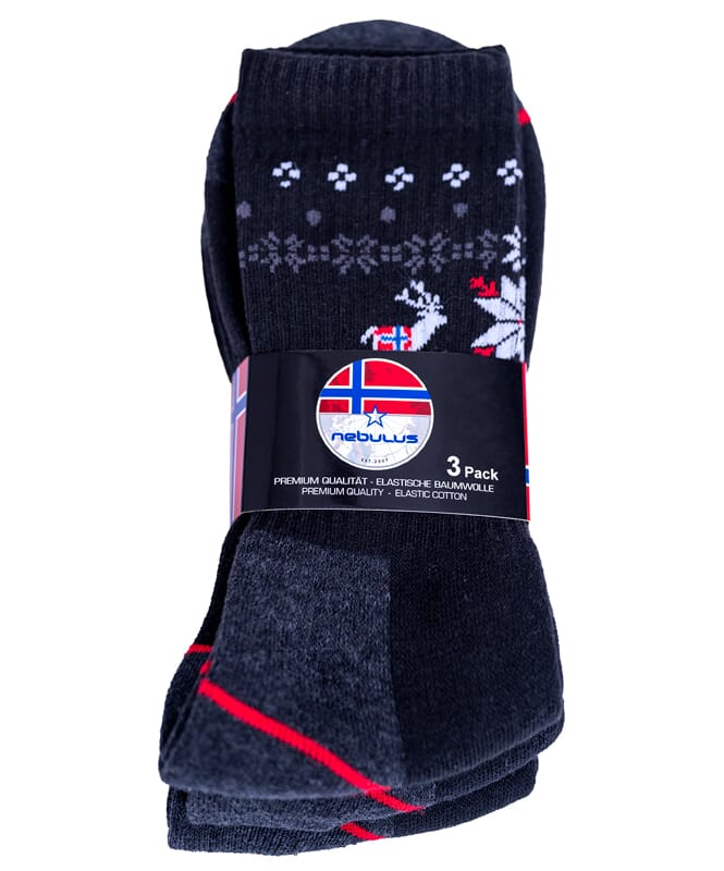 Nebulus Norweger Thermosocken 3er Pack WOOLY Herren Im Verkauf