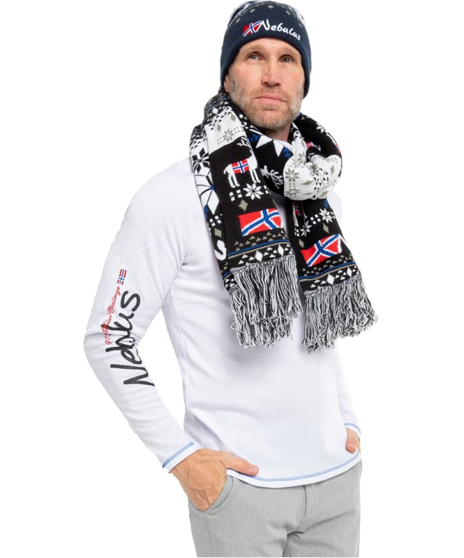 Nebulus Norweger Strick-Schal, riesig, BIGGEST Angebote