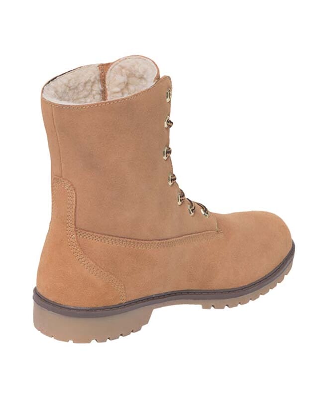 Nebulus Leder Winterstiefel OTTAWA Herren mit Merinowolle Black Friday