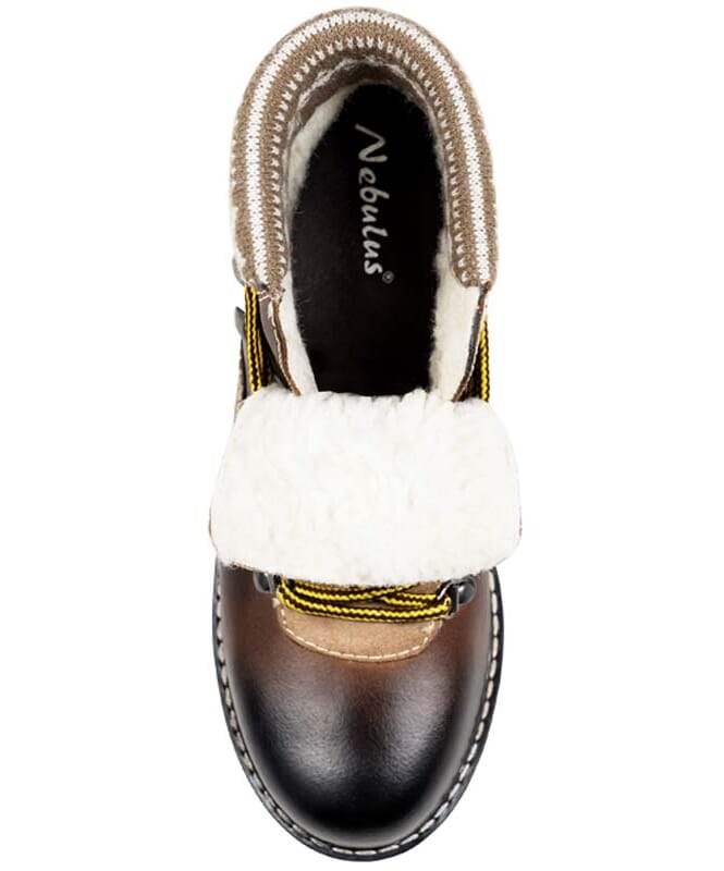 Nebulus Leder Winterstiefel FURGIE Damen mit Merinowolle Begrenzt auf 3 Tage