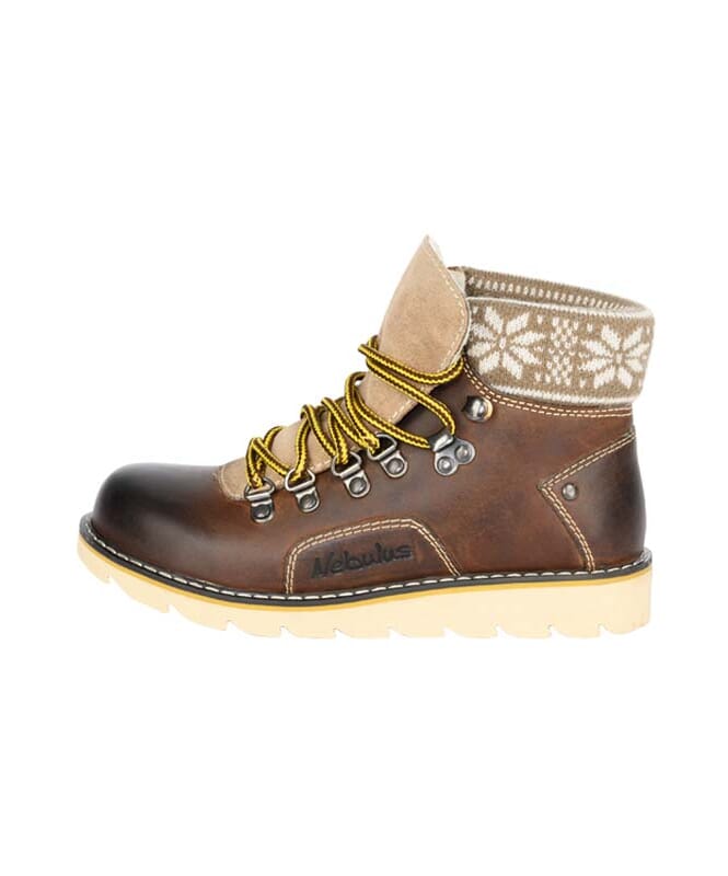Nebulus Leder Winterstiefel FURGIE Damen mit Merinowolle Begrenzt auf 3 Tage