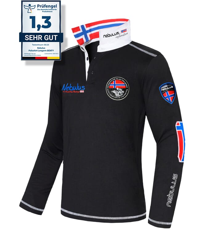 Nebulus Poloshirt langarm BENTY Herren Verkauf