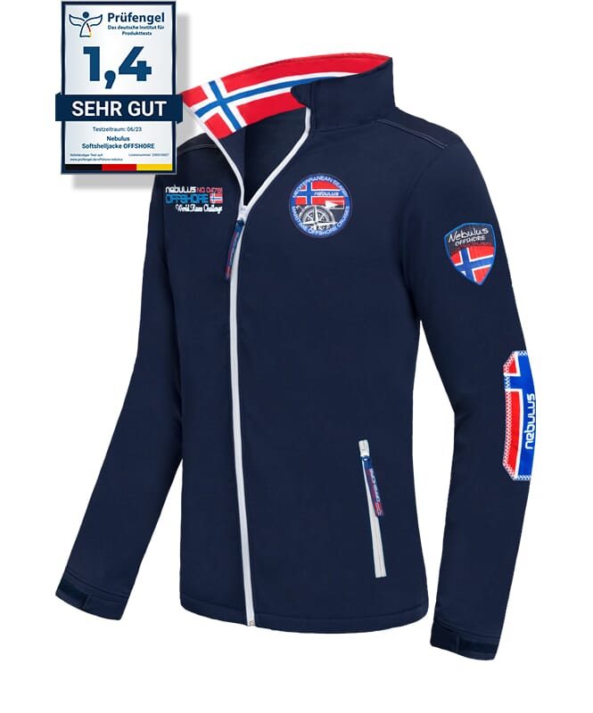 Nebulus Softshelljacke OFFSHORE Herren Fabrikverkauf