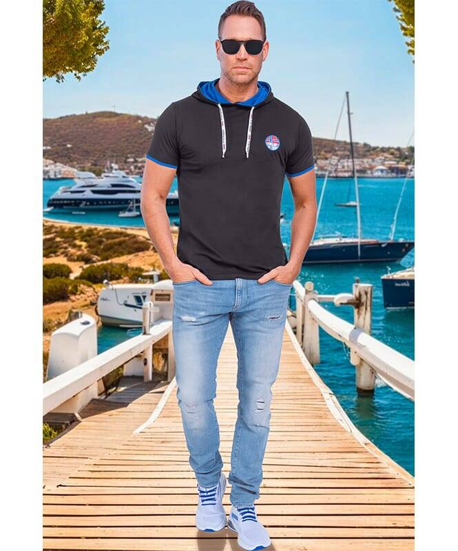 Nebulus T-Shirt Hoody TRACK Herren Versandkostenfrei