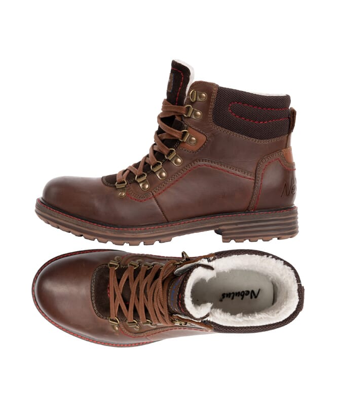 Nebulus LEDER WINTERSTIEFEL TOWER HERREN MIT MERINOWOLLE Jubiläumsangebot