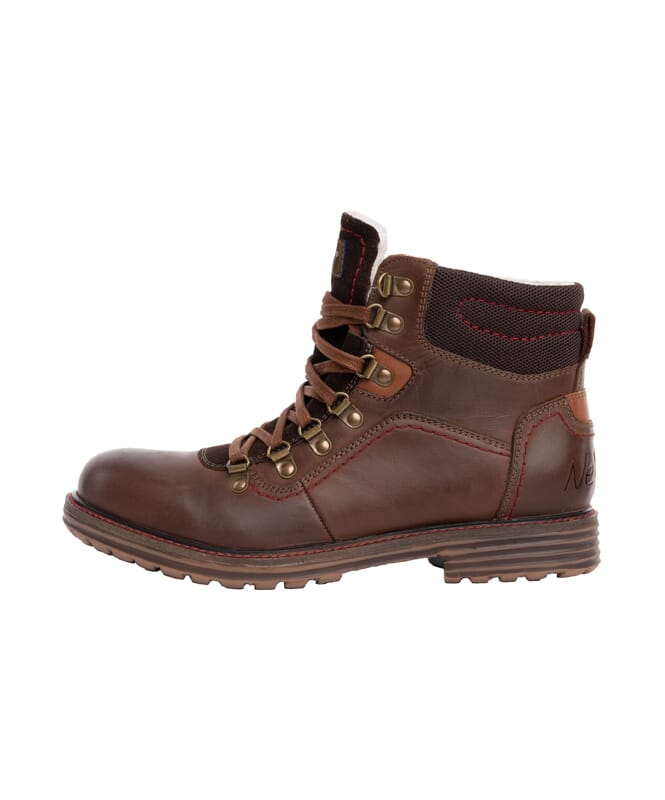Nebulus LEDER WINTERSTIEFEL TOWER HERREN MIT MERINOWOLLE Jubiläumsangebot