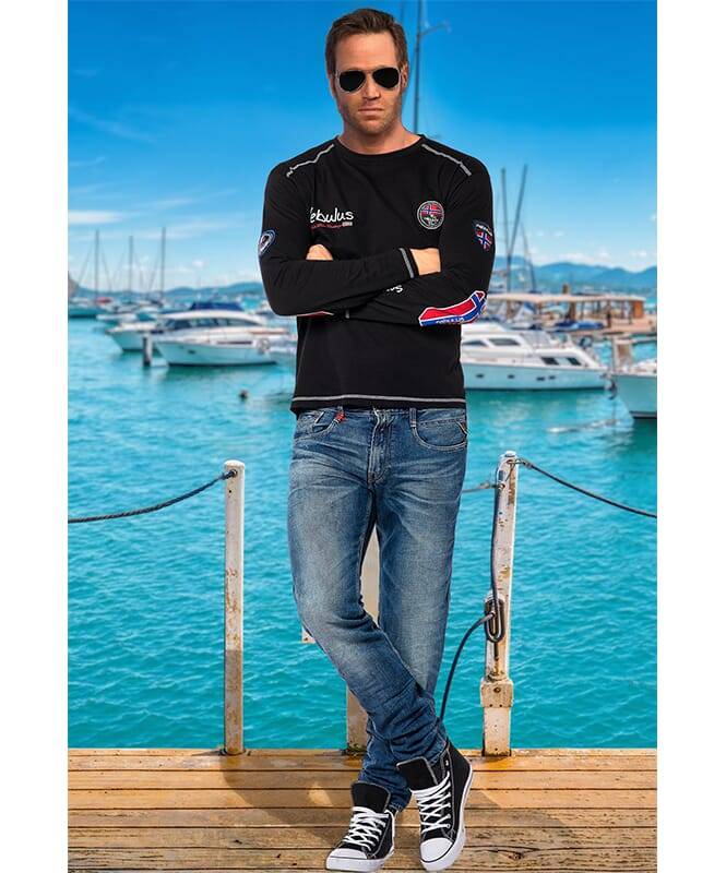 Nebulus Sweatshirt lang BOOGY Herren Bis zu 55% Rabatt