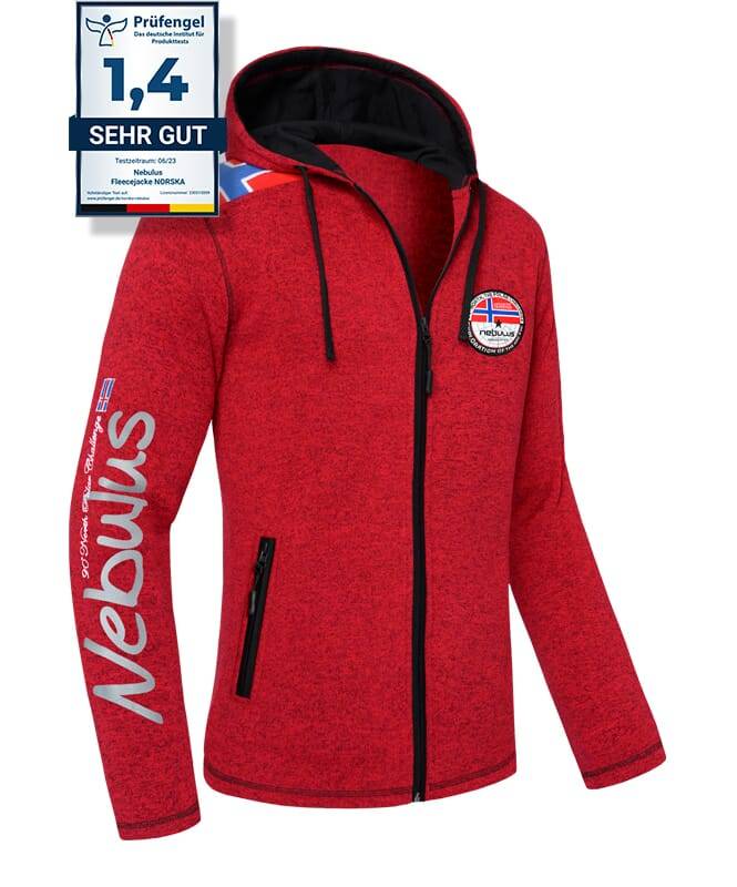 Nebulus Fleecejacke NORSKA Herren Super Rabatt
