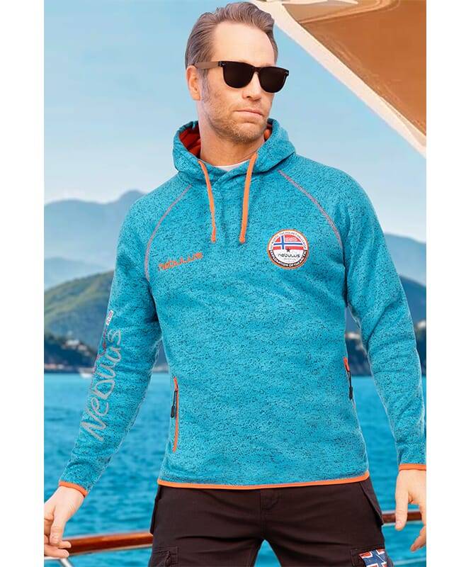 Nebulus Fleecehoody MILL Herren Kostenloser Versand international