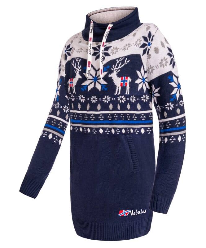 Nebulus Norweger Strickkleid FINALY Damen Angebote