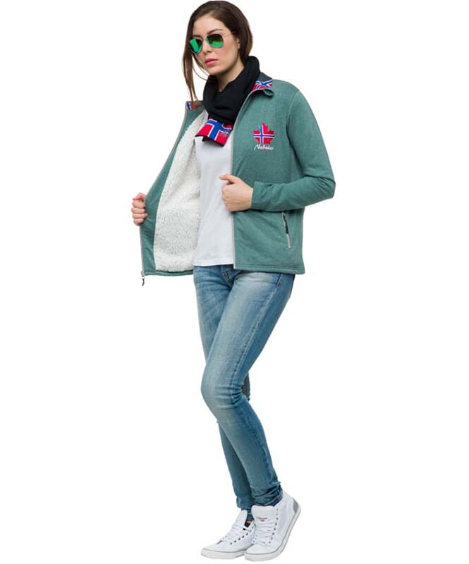 Nebulus Fleecejacke mit Teddyfell GAP Damen Fabrik Onlineshop