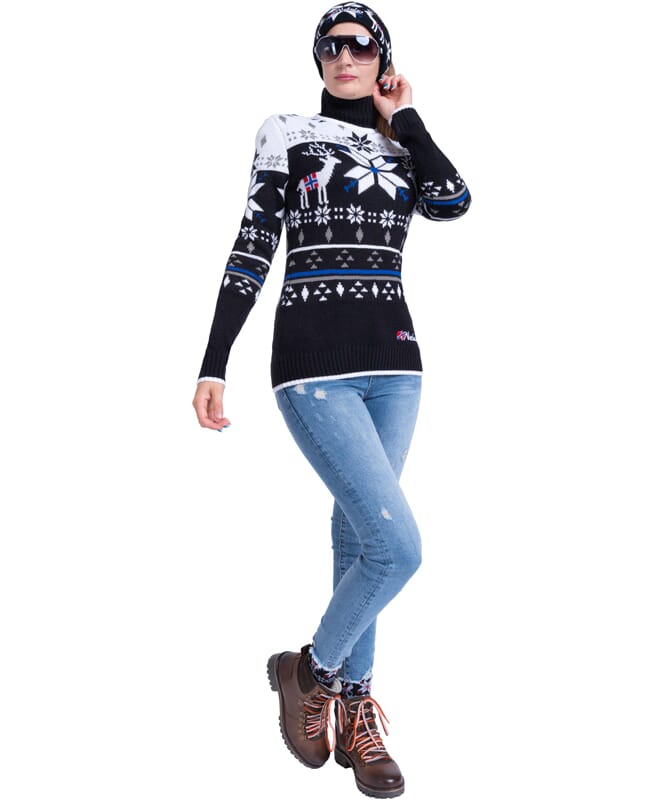Nebulus Norweger Strickpullover STAG Damen Versandkostenfrei