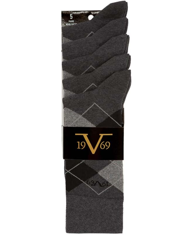 Nebulus 19V69 5erPack Business Socken kariert Herren Osterangebot