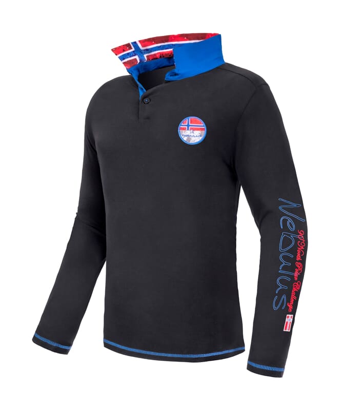 Nebulus Langarm Polo SECOND Herren Exklusive Angebote