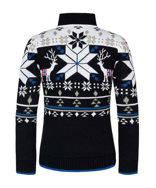 Nebulus Norweger Strickpulli mit Teddyfell FRIA Damen Saisonale Angebote