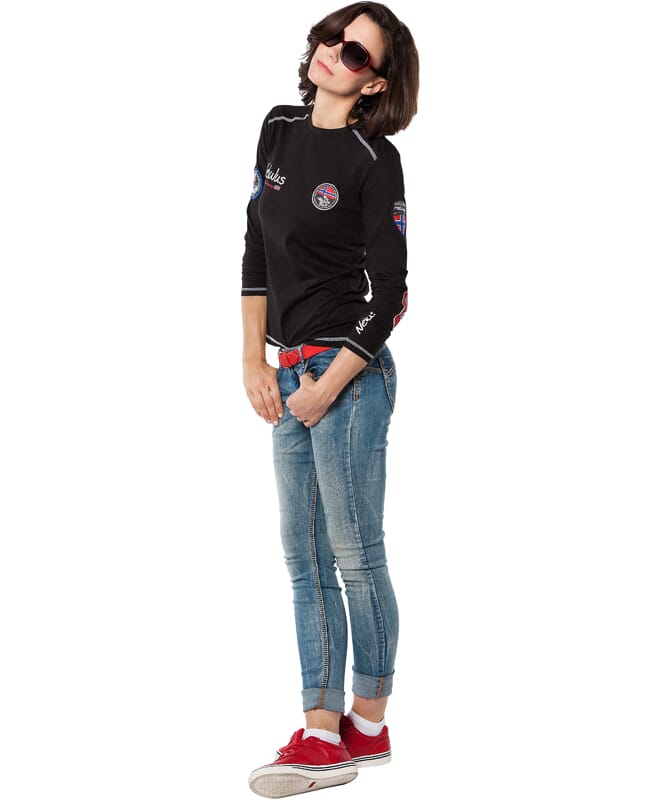 Nebulus Sweatshirt lang BOOGY Damen Riesige Ersparnisse