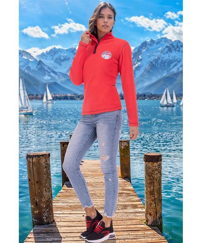 Nebulus Fleecepullover BRENT Damen Super Sparpreis