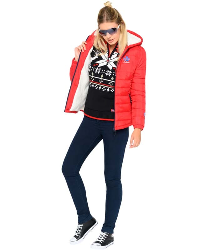 Nebulus Winterjacke mit Teddyfell GLOWFUR B-Ware Damen JETZT KAUFEN