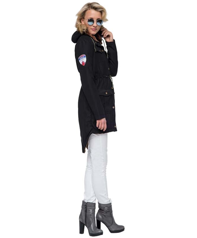 Nebulus Damenparka mit Teddyfell MILANO Damen Nur noch ein Tag übrig