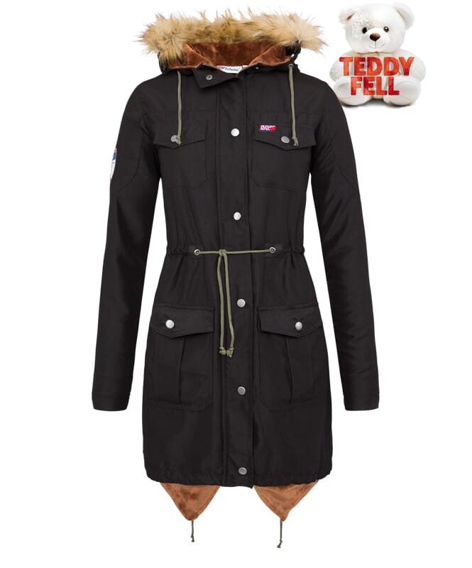 Nebulus Damenparka mit Teddyfell MILANO Damen Nur noch ein Tag übrig