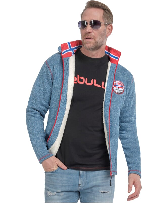 Nebulus Fleecejacke mit Teddyfell FALLOU Herren Black Friday Preise