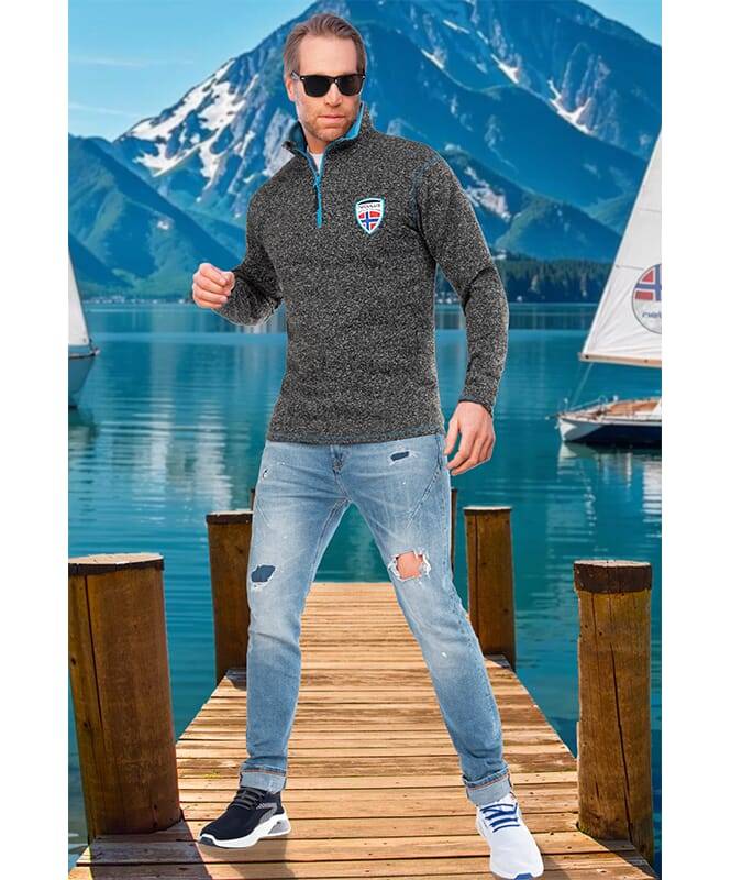 Nebulus Fleecepullover KYLE Herren Weihnachtsangebot