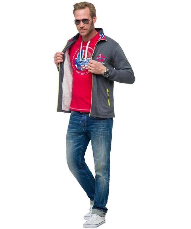 Nebulus Fleecejacke mit Teddyfell GAP Herren Heißer Verkauf