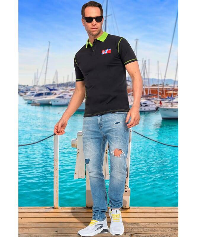 Nebulus Poloshirt ALEO Herren Neueste Mode