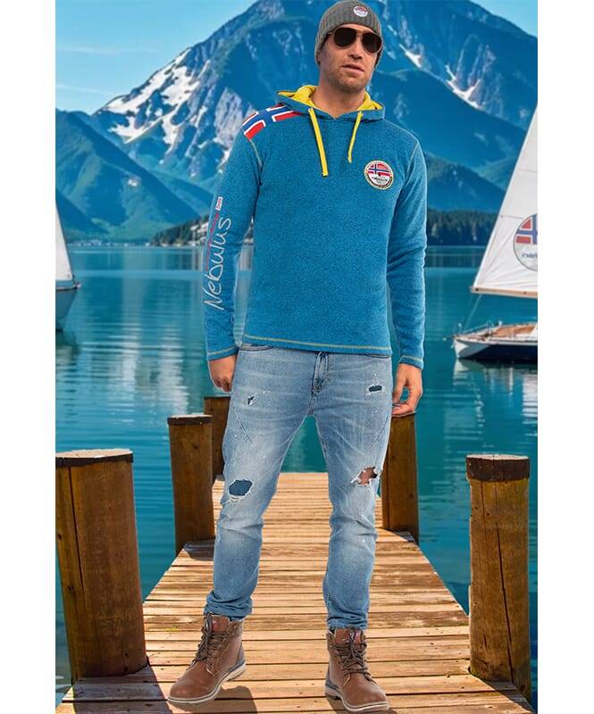 Nebulus Fleecepullover FLAGGY Herren Große Rabatte