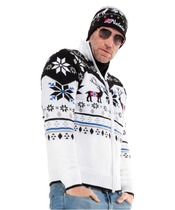 Nebulus Norweger Strickjacke mit Teddyfell SVERRE Herren Tägliche Deals