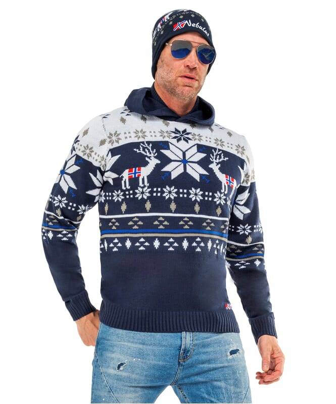 Nebulus Norweger Strick-Hoodie NORJAN Herren Letzter Tag