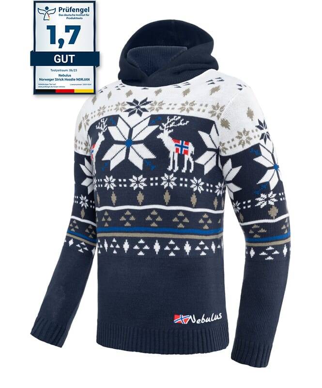 Nebulus Norweger Strick-Hoodie NORJAN Herren Letzter Tag