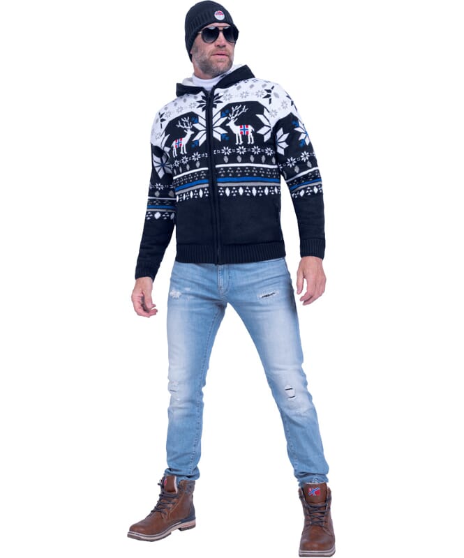 Nebulus Norweger Jacke Hoody mit Teddyfell NORON Herren Discount Store für neue Produkte