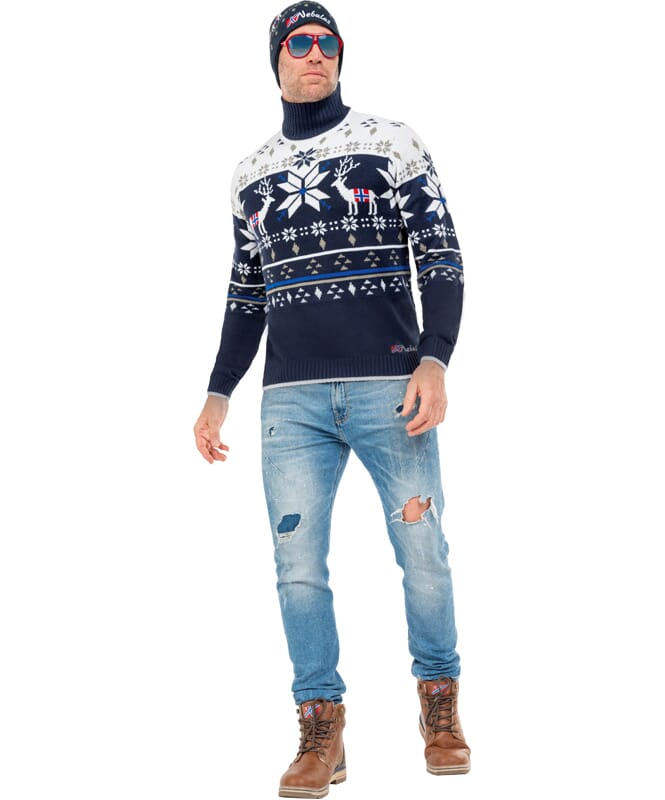 Nebulus Norweger Strickpullover STAG Herren Angebote