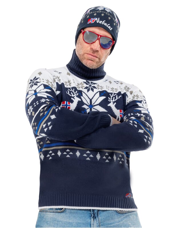 Nebulus Norweger Strickpullover STAG Herren Angebote