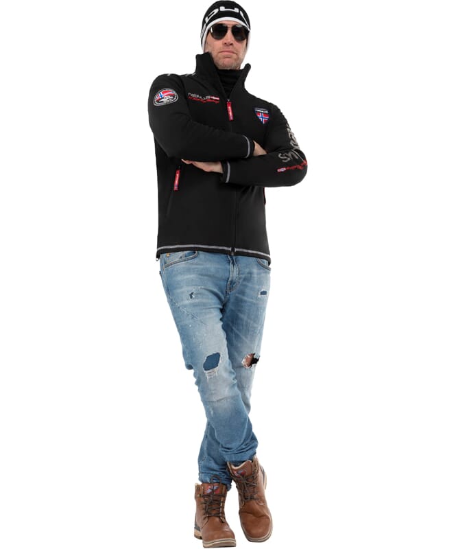 Nebulus Winter-Softshelljacke Teddyfell STYLER FUR Herren Fabrikverkauf