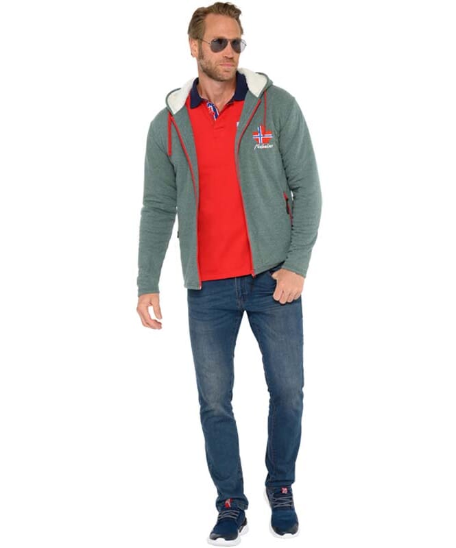 Nebulus Fleecejacke mit Teddyfell BRITANNIA Herren Versandkostenfrei