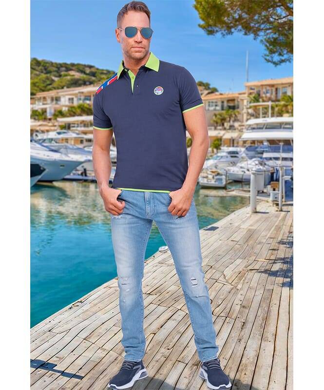 Nebulus Poloshirt NEBFLAG Herren Cyber Monday