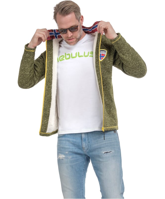 Nebulus Fleecejacke mit Teddyfell LAGONDA Herren Muttertagsangebot